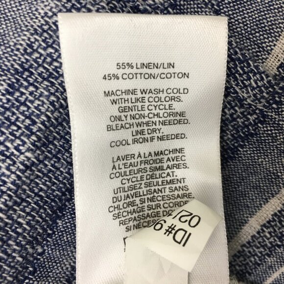 NEW Express Women's Chambray Linen Blend Dress Strappy Cutout size 4P - Picture 9 of 10